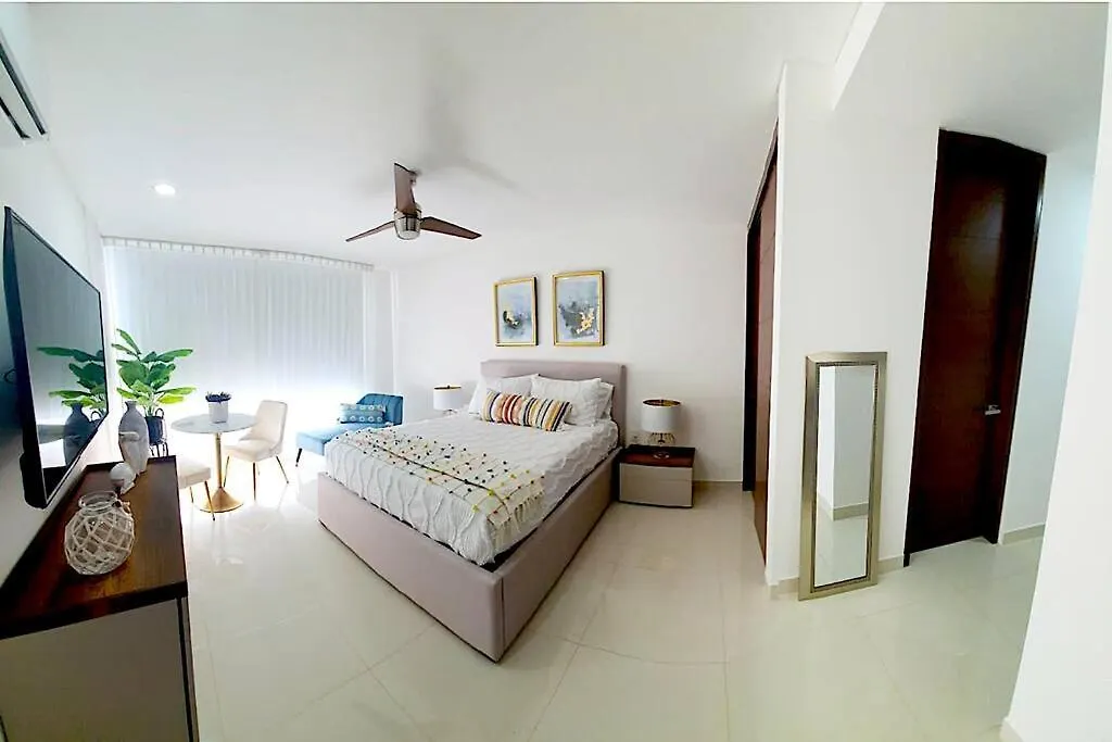 Takh Studio Cancun/Roof Top Ocean View Apartment 0*, Cancun Mexico