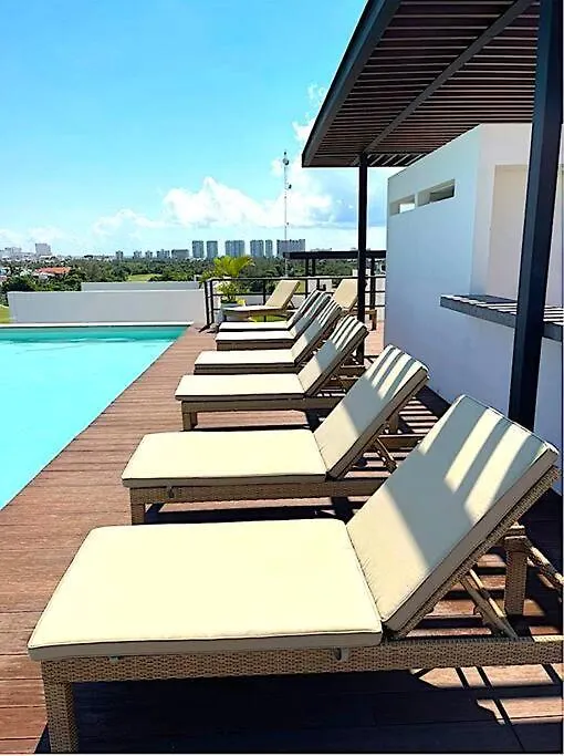 Takh Studio Cancun/Roof Top Ocean View Apartment